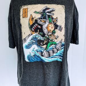 Power Rangers Graphic Charcoal Tee